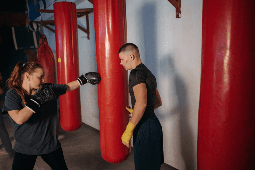 entrenamiento de boxeo